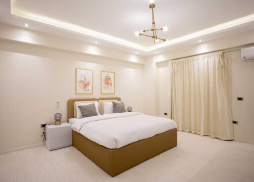 Three-Bedroom Premium Apartment with Balcony